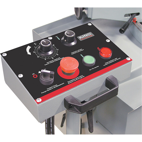 Scies &agrave; ruban &agrave; pivot &agrave; vitesse variable pour le m&eacute;tal, Horizontal, Capacit&eacute; de coupe Rond 10" et rectangulaire 10" x 18" Southpoint Industrial Supply