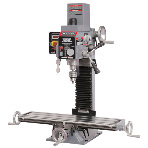 Machine &agrave; fraiser et percer avec &eacute;cran num&eacute;rique, 2 vitesses, Cap. De forage 5/8" Southpoint Industrial Supply