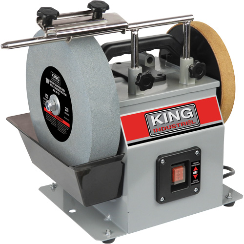 Affûteuse s&egrave;che-humide, Dia de roue 10", 1/4 CV, 115 tr/min Southpoint Industrial Supply
