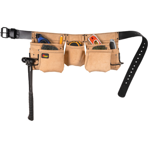 Journeyman Carpenter Aprons, Leather, Tan Southpoint Industrial Supply
