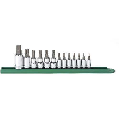 Bit Socket Set, Torx&reg;, 1/2"/1/4"/3/8" Drive, 13 Pcs Southpoint Industrial Supply