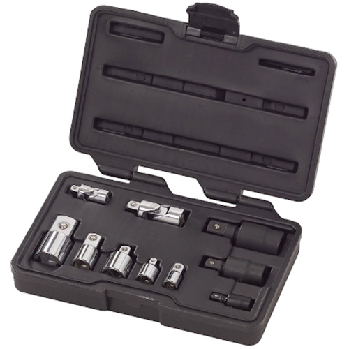 Jeu de douilles &agrave; joints et d'adaptateurs de douilles universelles 1/4", 3/8" et 1/2" &agrave; 10 pi&egrave;ces Southpoint Industrial Supply