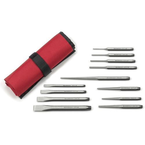 Punch & Chisel Set, 12 Pieces Southpoint Industrial Supply