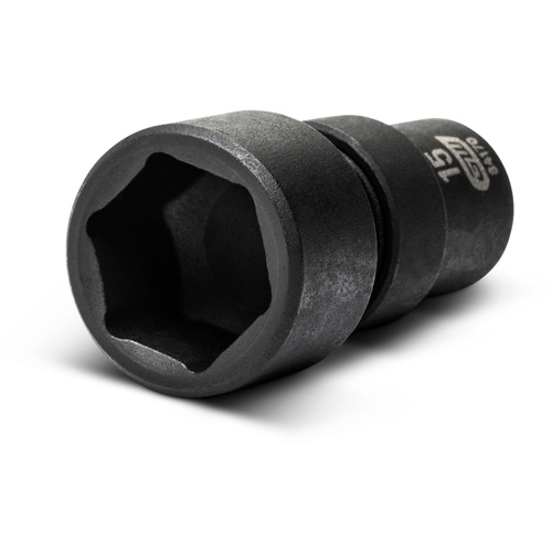 Jeu de 12 douilles m&eacute;triques flexibles universelles &agrave; chocs 1/4" &agrave; 6 pans Southpoint Industrial Supply