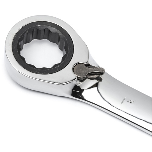 Jeu de cl&eacute;s &agrave; cliquets r&eacute;versibles SAE &agrave; 12 pans et 72 dents avec pochette &agrave; outils enroulable, Combinaison, 7 morceaux, Imp&eacute;rial Southpoint Industrial Supply