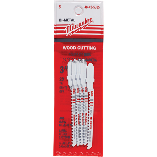 Jigsaw Blade, Bi-Metal, T-Shank, 3" L, 20 TPI Southpoint Industrial Supply