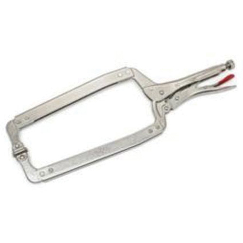Pince-&eacute;tau en C avec plaquettes pivotantes, Longueur 18", Pinces serre-joints Southpoint Industrial Supply