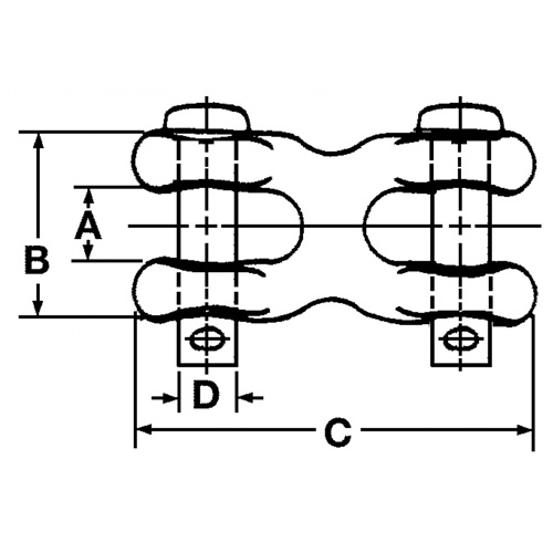 Maillon d'attache double Southpoint Industrial Supply