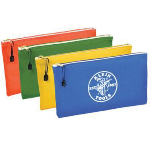 Lot de 4 pochettes &agrave; outils avec sac &agrave; fermeture &agrave; glissi&egrave;re, Porte-outil, Toile, 1 Poches Southpoint Industrial Supply