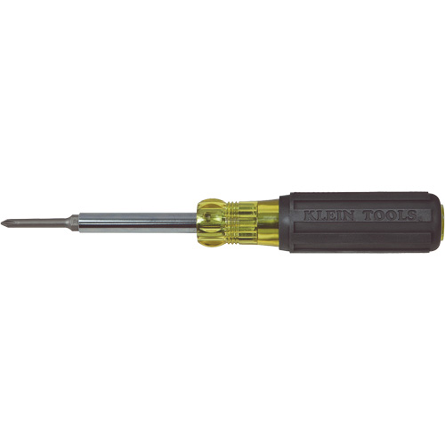 Tournevis/tourne-&eacute;crous multiembouts 6-en-1 avec port&eacute;e &eacute;tendue, 9-1/8" lo, Prise Coussin&eacute;e Southpoint Industrial Supply