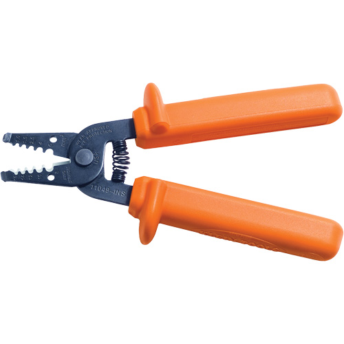 Pince &agrave; d&eacute;nuder/coupe-fil isol&eacute;e 8-16 AWG multibrins Southpoint Industrial Supply