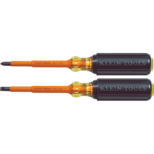 Insulated Screwdriver Set, 1000 V, 2 Pcs Southpoint Industrial Supply