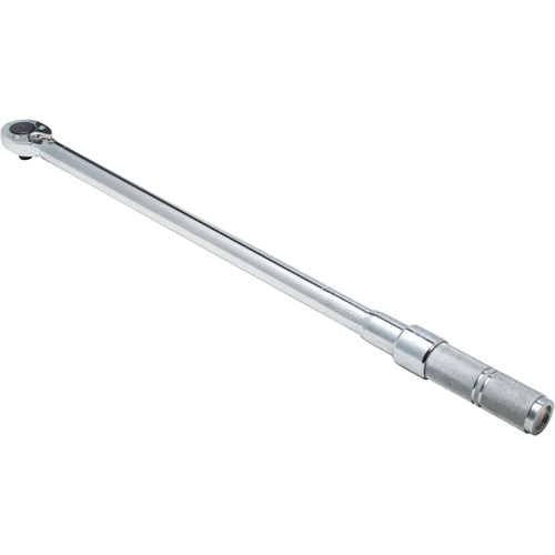Ratcheting Head Micrometer Torque Wrench, Click, 1/2" Square Drive, 50 - 250 lbf. Ft Southpoint Industrial Supply