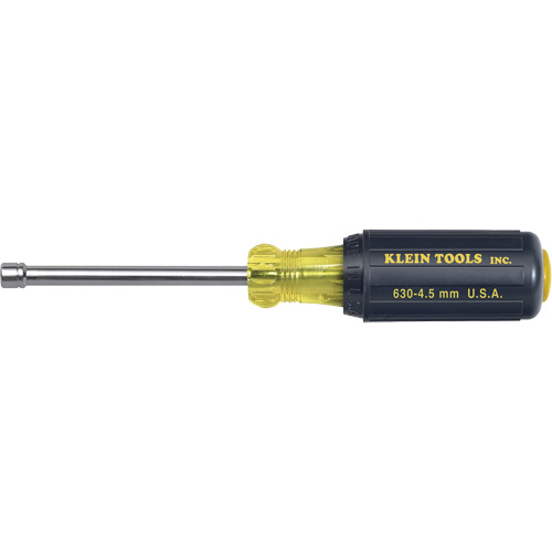Metric Nut Driver, 4.5 mm Drive, 6-3/4" L, Non Magnetic Southpoint Industrial Supply