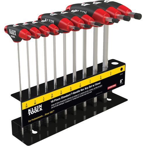 T-Handle Hex Key Set, 10 Pcs., Imperial Southpoint Industrial Supply
