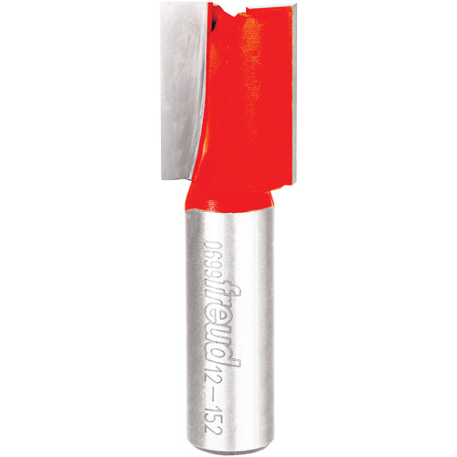 Router Bit - Double Flute Straight Bit, 3/4" Dia., 1-1/4" H, 2-1/2" L, 1/2" Shank Southpoint Industrial Supply