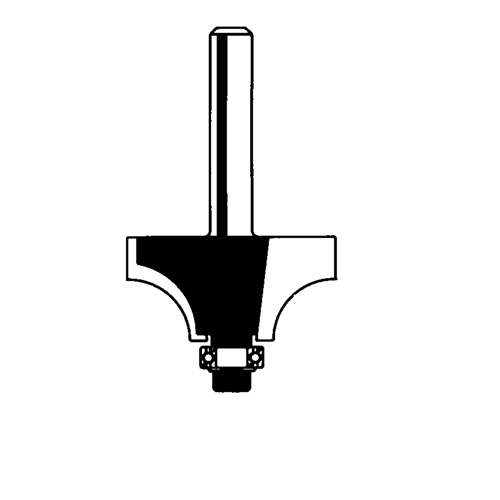 Router Bit - Beading Bit, 5/8" Dia., 1/4" Shank Southpoint Industrial Supply