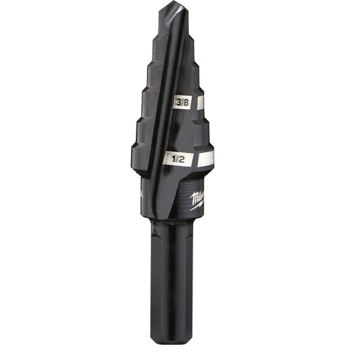 Foret &eacute;tag&eacute; no 6, 3/8" - 1/2", Incr&eacute;ments de 1/16", Acier rapide Southpoint Industrial Supply