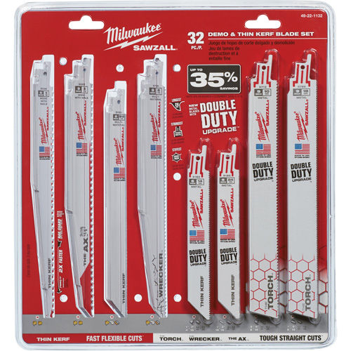 Sawzall&reg; Demo and Thin Kerf Blade Set Southpoint Industrial Supply