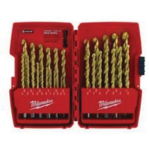 Jeu de forets &eacute;tag&eacute;s Thunderbolt, 29 morceaux, Acier rapide Southpoint Industrial Supply