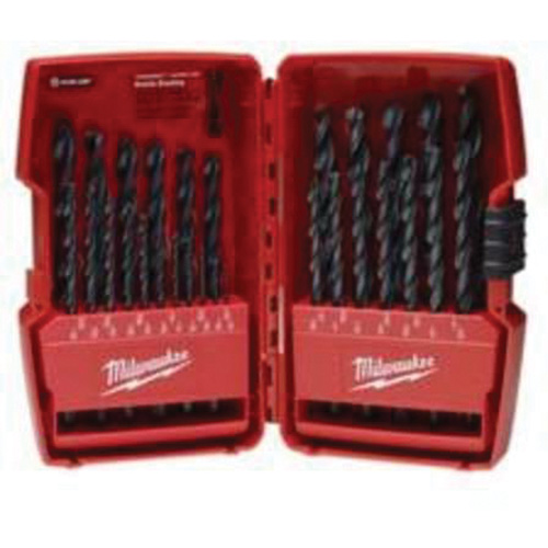 Jeu de forets &eacute;tag&eacute;s Thunderbolt, 29 morceaux, Acier rapide Southpoint Industrial Supply
