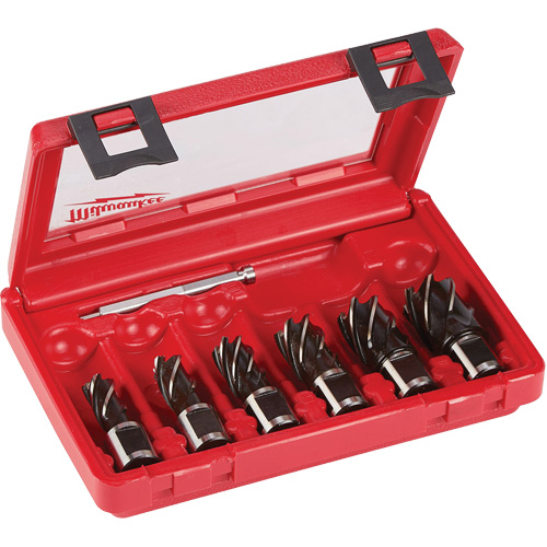 Annular Cutter Drill Bit Set, 6 Pieces, High Speed Steel Southpoint Industrial Supply