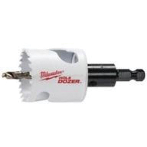 Scie-cloche Hole Dozer avec arbre, 1-3/4", Profondeur de la coupe 1-5/8", Bim&eacute;tal Southpoint Industrial Supply