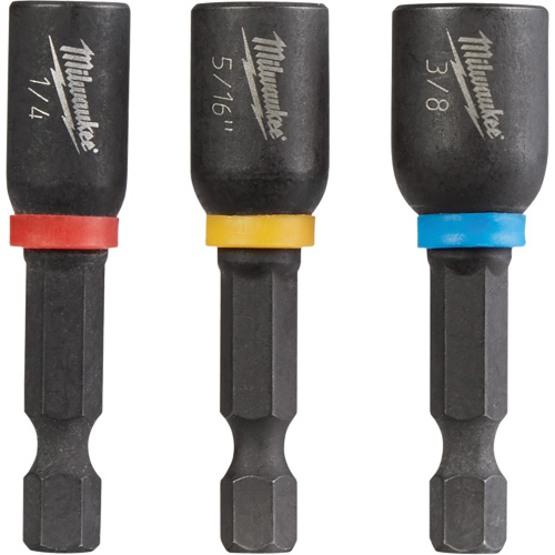Jeu de tourne-&eacute;crous magn&eacute;tiques Shockwave Impact Duty, 3 Mcx, Tourne-&eacute;crou Southpoint Industrial Supply