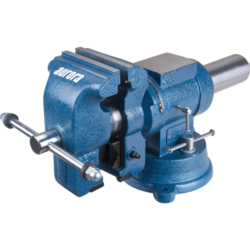Multi-Purpose Bench Vise, 5" Jaw Width, 3-1/10" Throat Depth Southpoint Industrial Supply