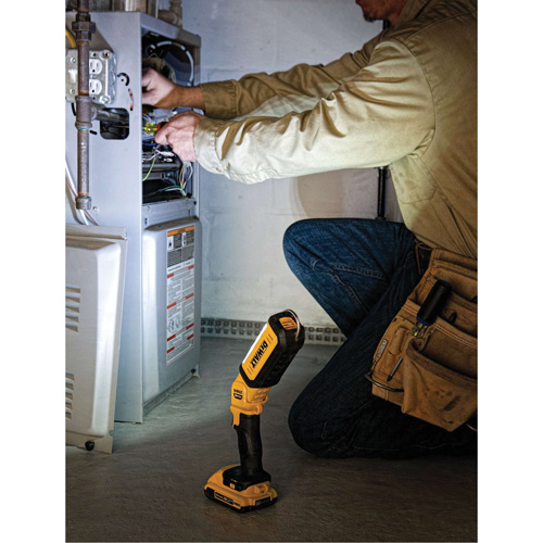 Max Cordless Hand-Held Area Light, LED, 500 Lumens, 3 Hrs. Run Time, Rechargeable Batteries, Not Included Southpoint Industrial Supply