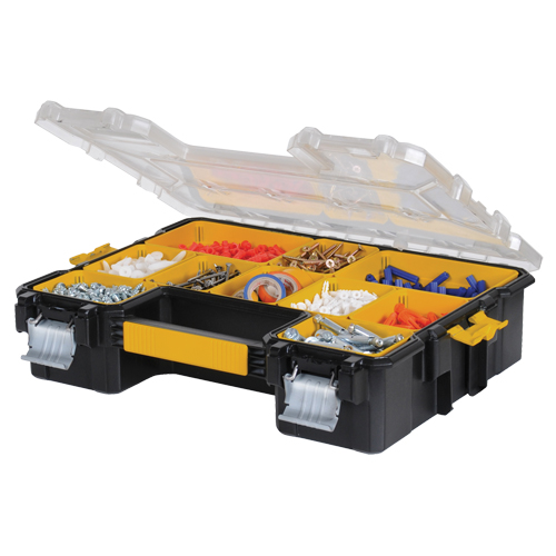 Deep Pro Organizer, 14" W x 17-1/2" D x 4-1/2" H, Black Southpoint Industrial Supply