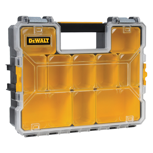 Deep Pro Organizer, 14" W x 17-1/2" D x 4-1/2" H, Black Southpoint Industrial Supply