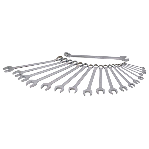 Wrench Set, Combination, 19 Pieces, Metric Southpoint Industrial Supply