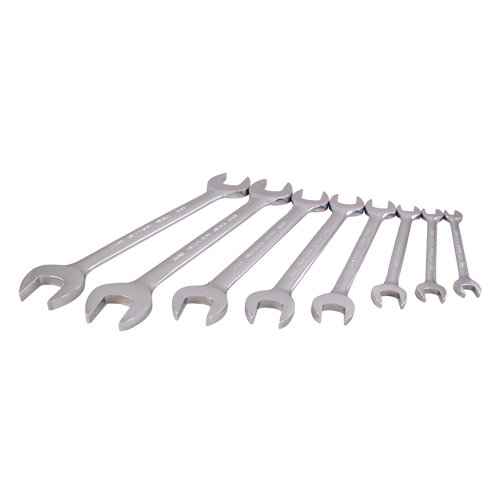 Wrench Set, Open-Ended, 8 Pieces, Metric Southpoint Industrial Supply
