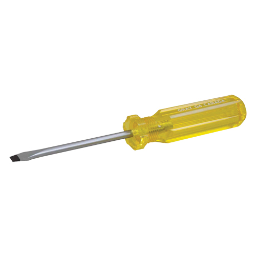 Slotted Screwdriver, 1/8", 2" L, Plastic Handle Southpoint Industrial Supply