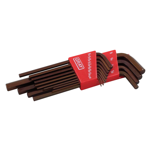 Long Arm Hex Key Set, 13 Pcs., Imperial Southpoint Industrial Supply