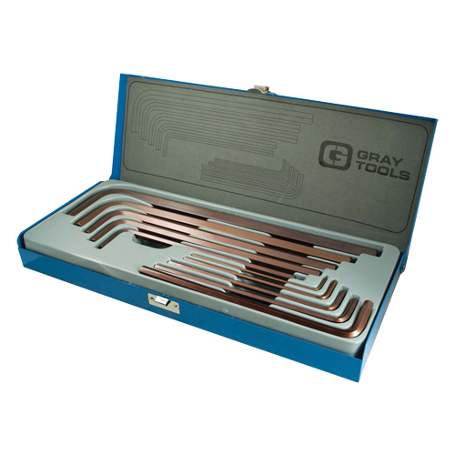 Extra Long Arm Hex Key Set, 10 Pcs., Imperial Southpoint Industrial Supply