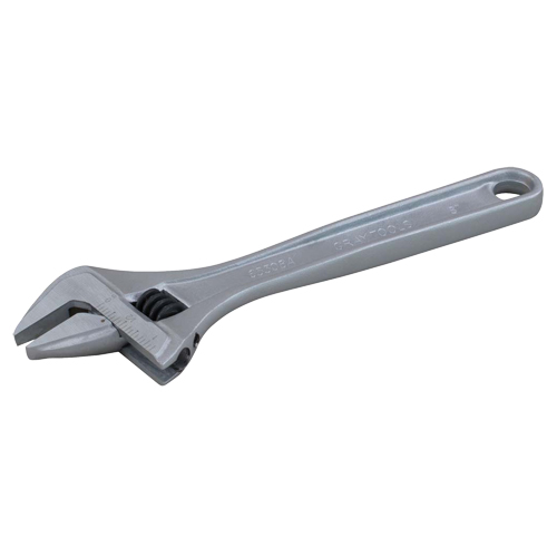 Adjustable Wrench, 6" L, 1" Max Width, Plain Southpoint Industrial Supply
