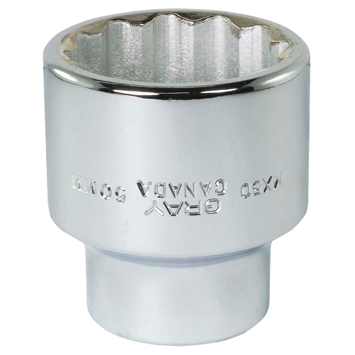 Socket, 50 mm, 1" Drive, 12 Points Southpoint Industrial Supply