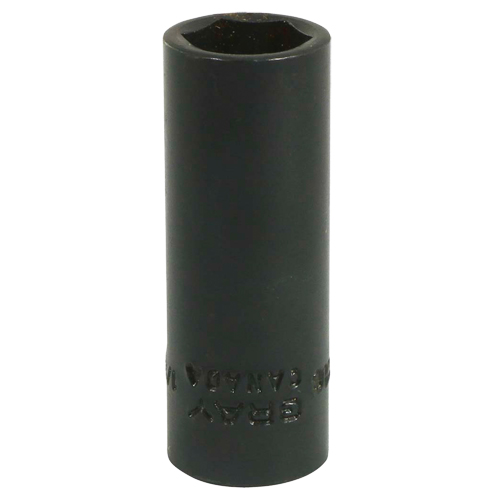 Socket, Impact, 1/2", 3/8" Drive, 6 Points, Deep Southpoint Industrial Supply