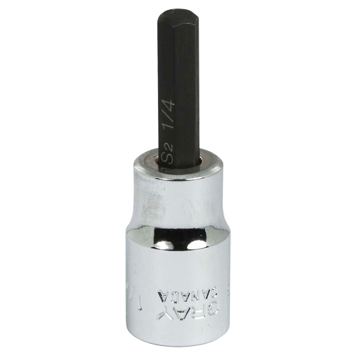Bit Socket, 1/4" x 2-3/10" L, 3/8" Drive Southpoint Industrial Supply