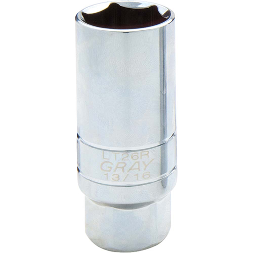 Spark Plug Socket, 3/8" Drive, 13/16" Socket, 1-1/10" L Southpoint Industrial Supply