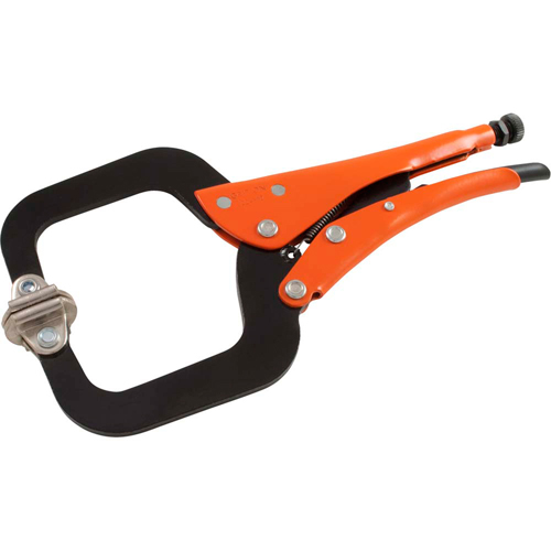 Locking Pliers, 7" Length, C-Clamp Southpoint Industrial Supply