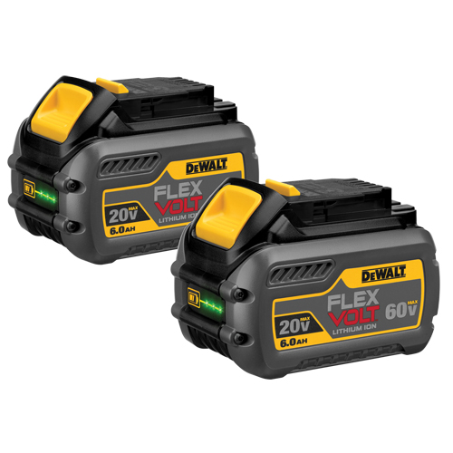 FlexVolt Batteries, Lithium-Ion, 60 V, 6 A Southpoint Industrial Supply