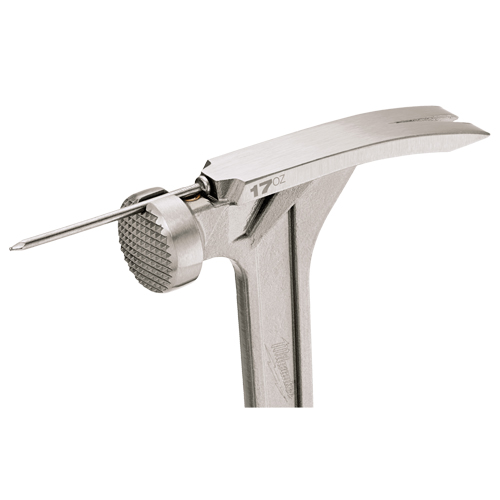 Milled Face Framing Hammer, 17 oz., Solid Steel Handle, 16-1/8" L Southpoint Industrial Supply