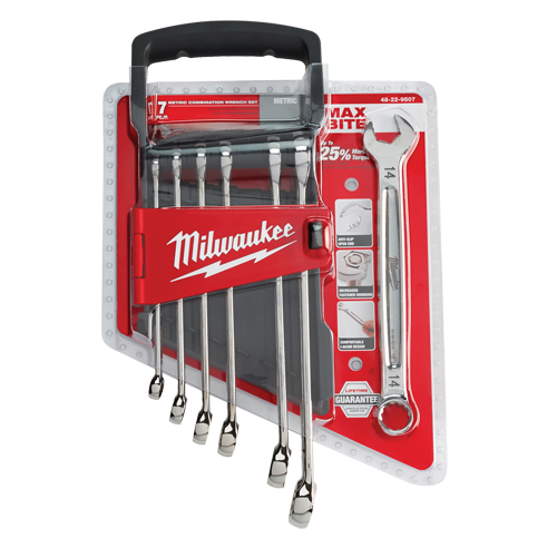 Jeu de cl&eacute;s mixtes, Combinaison, 7 morceaux, M&eacute;trique Southpoint Industrial Supply