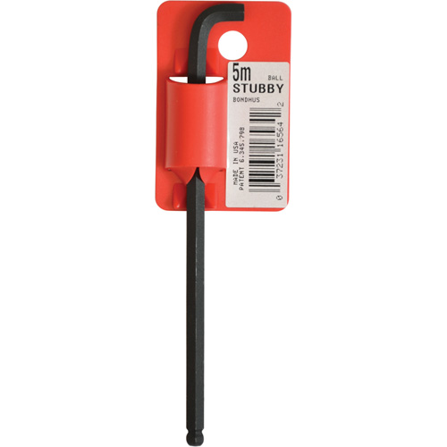 Long-Arm Hex Key Wrench, Ball End, 5 mm x 119 mm L, L Shape Southpoint Industrial Supply