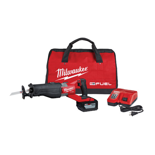 M18 Fuel Super Sawzall&reg; Reciprocating Saw Kit, 18 V, Lithium-Ion Battery, 0-3000 SPM Southpoint Industrial Supply
