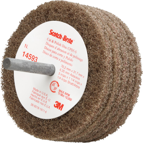 Scotch-Brite Cut & Polish Disc, 3" Dia. Southpoint Industrial Supply