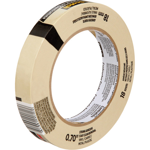 Scotch&reg; Contractor Grade Masking Tape 2020, 18 mm (3/4") x 55 m (180'), Beige Southpoint Industrial Supply